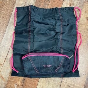 Five Star 2-in-1 Carry-All Pencil Pouch School College High School Travel Bag